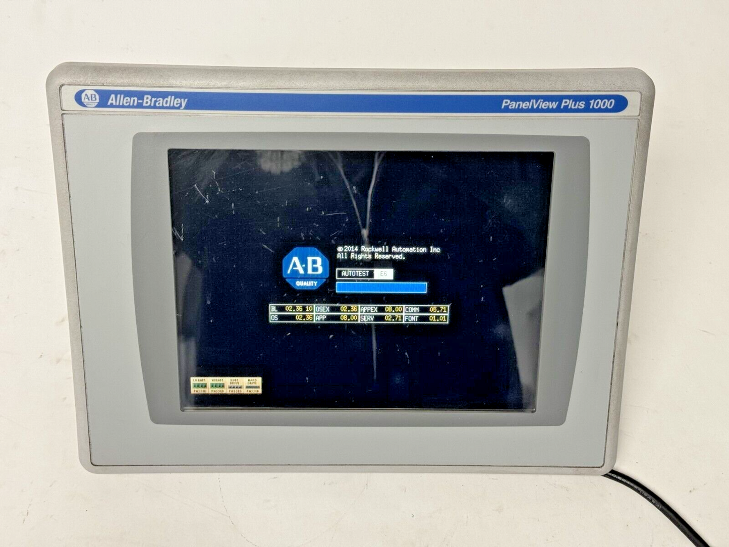 ALLEN-BRADLEY - 2711PC-T10C4D8 SER. A - PANELVIEW PLUS 1000 ASSEMBLED TERMINAL