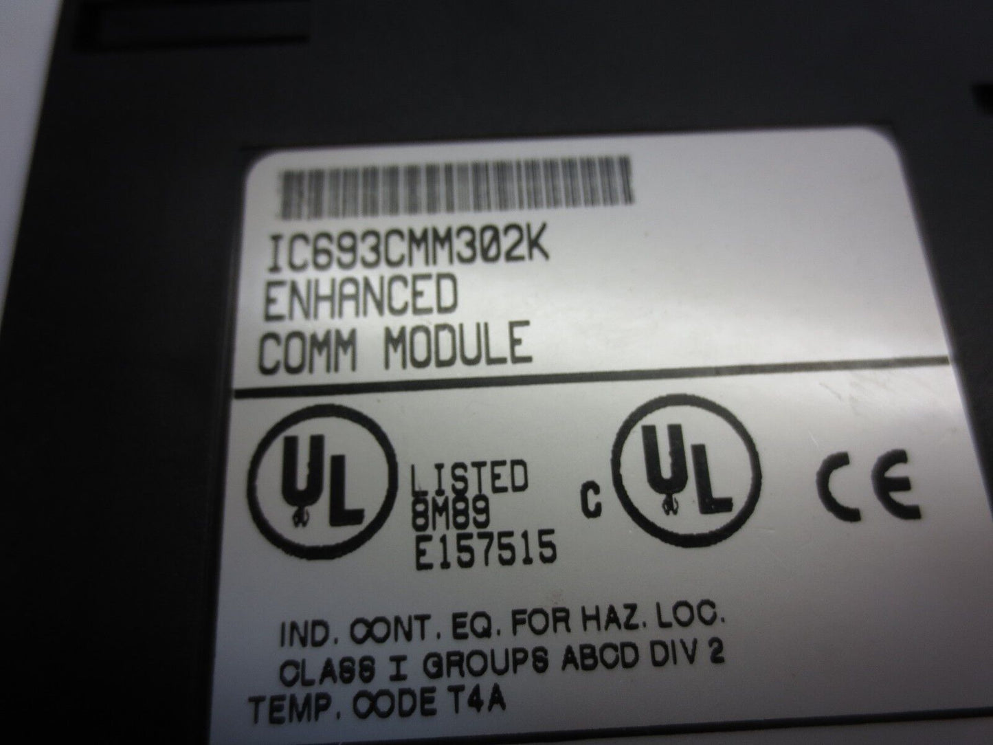 GE FANUC IC693CMM302K ENHANCED GENIUS COMMUNICATIONS MODULE