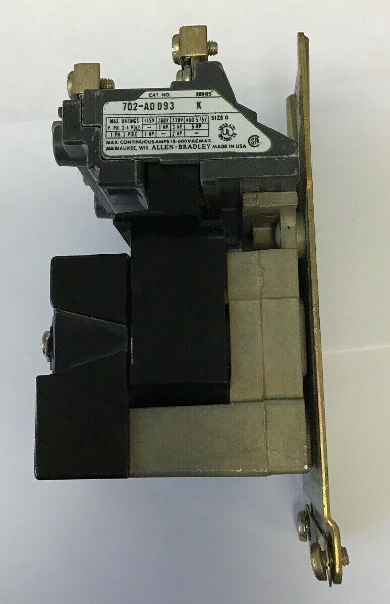 ALLEN BRADLEY 702-A0D93 OVERLOAD RELAY SER.K 575V 5HP W/70A83 220V/50HZ COIL