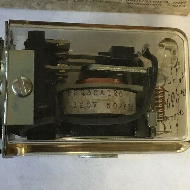 EAGLE SIGNAL 22Q3CA120 RELAY 120V 50/60HZ