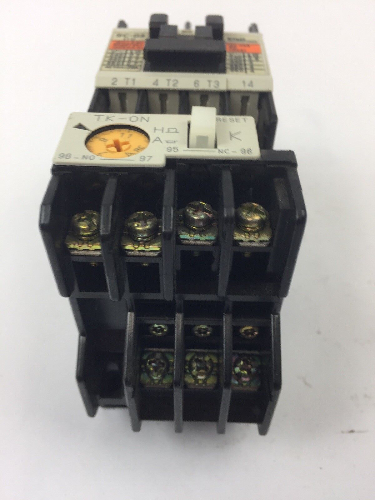 FUJI ELECTRONIC 4NC0A0#10 TYPE SC-03 CONTACTOR 4NK0AS TYPE TK-0N OVERLOAD RELAY