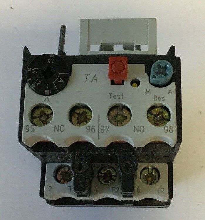 ALLEN BRADLEY 193-TA B16 1-1.6A SER.A OVERLOAD RELAY 600VAC