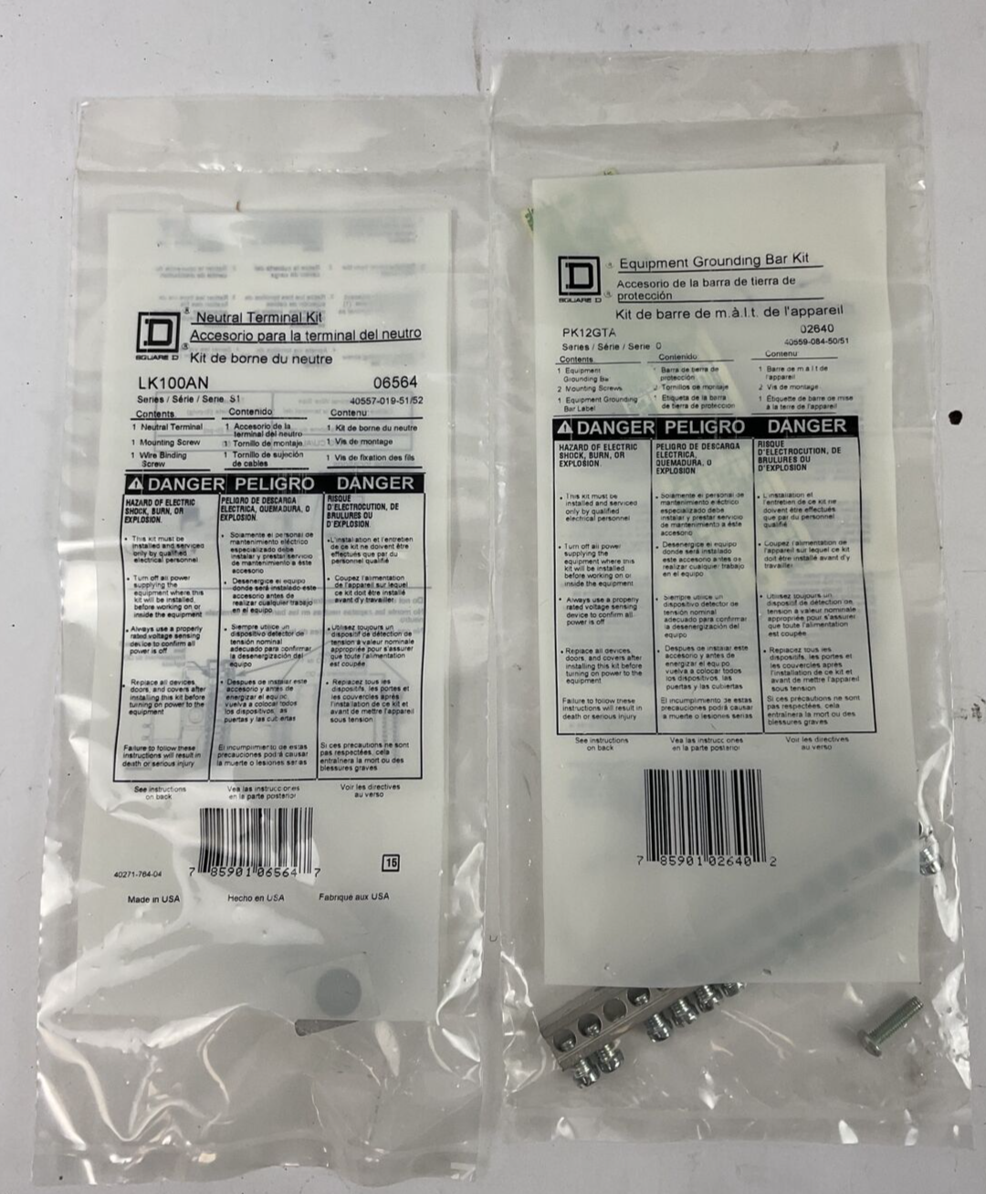 SQUARE D QO112L125G LOAD CENTER 125A SER. S01 120/240VAC