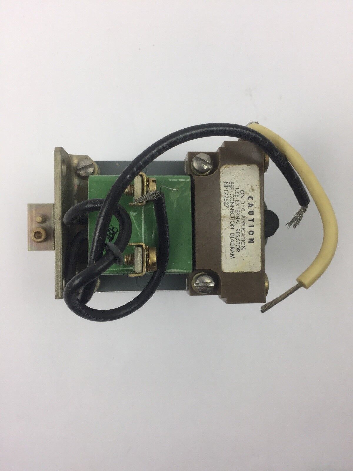 GE CR9500A203A2A SOLENOID 115 VDC PUSH FORM END MGT