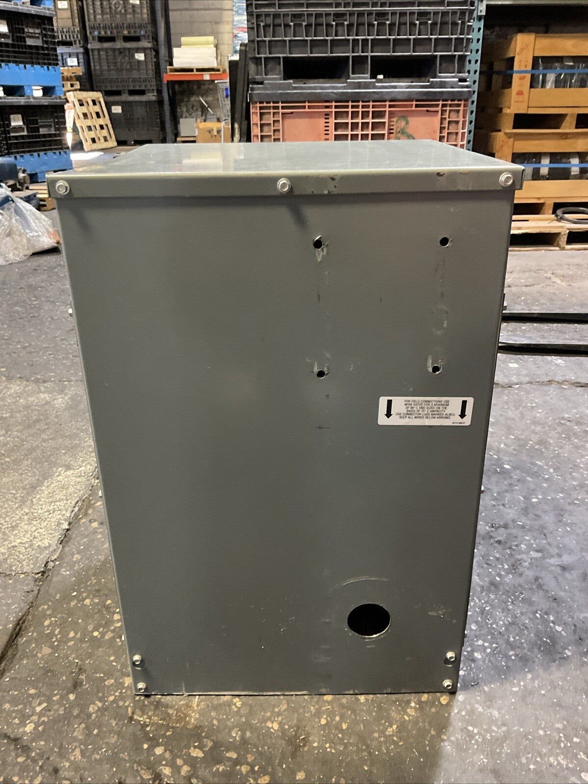 SQUARE D EE45T3H TRANSFOMER 45kVA H.V. 480 54A 60HZ L.V. 208Y/120 125A