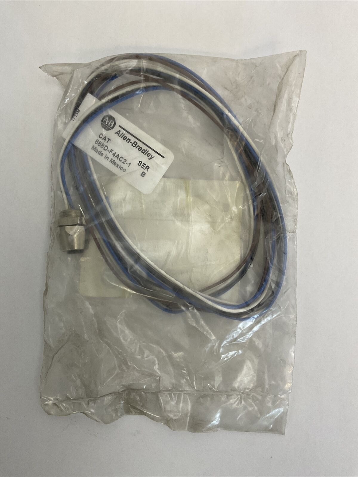 ALLEN BRADLEY 888D-F4AC2-1 SER B RECEPTACLE DC MICRO 250V 4AMP