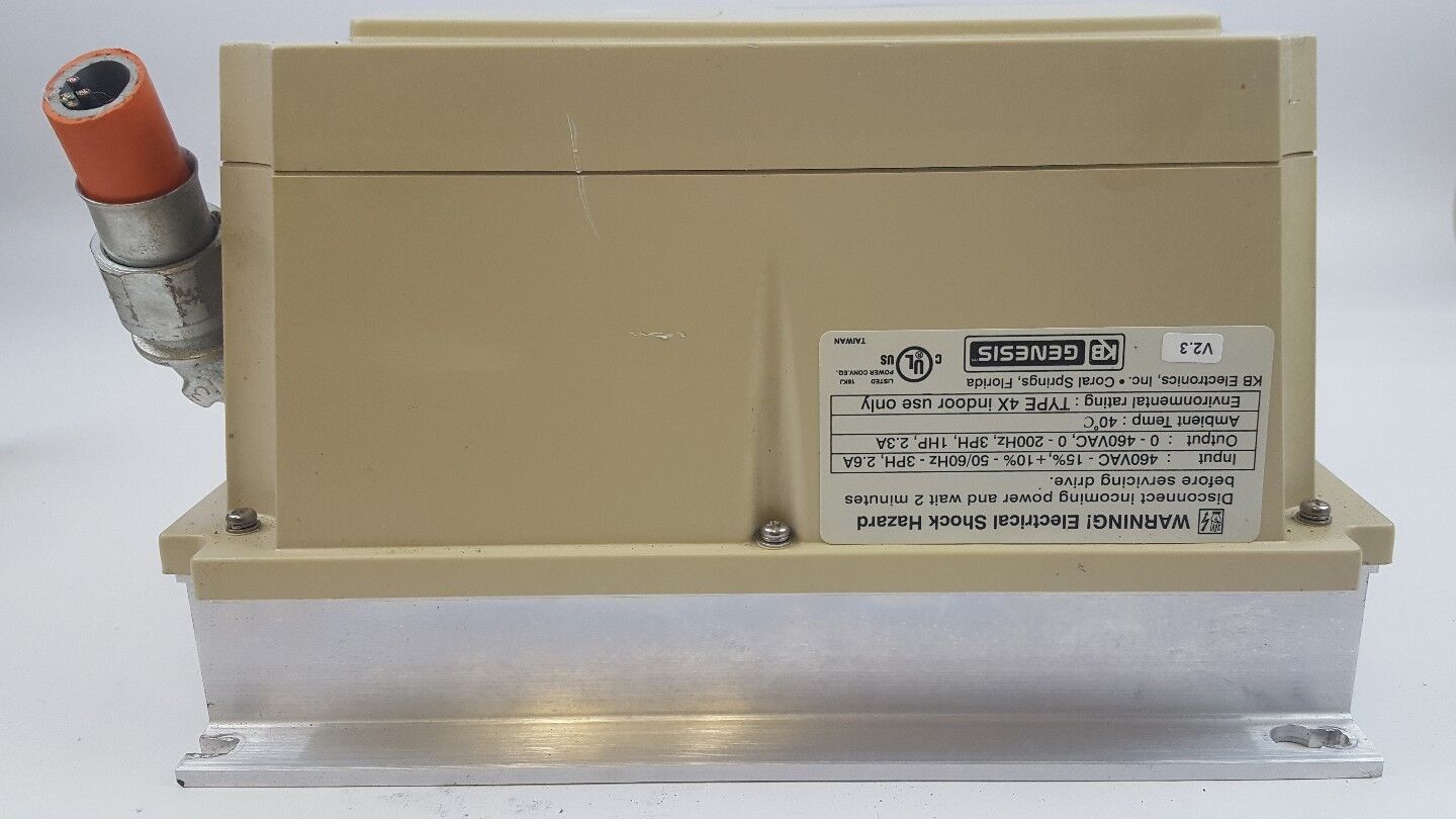 KB ELECTRONICS GENESIS KBE2-4301-4 DIGITAL AC ADJUSTABLE SPEED DRIVE 460V 1HP