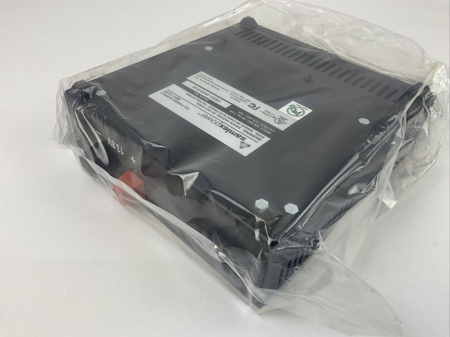 SAMPLEX POWER SEC-1212 SWITCH MODE DC POWER SUPPLY 10AMPS 13.8VDC
