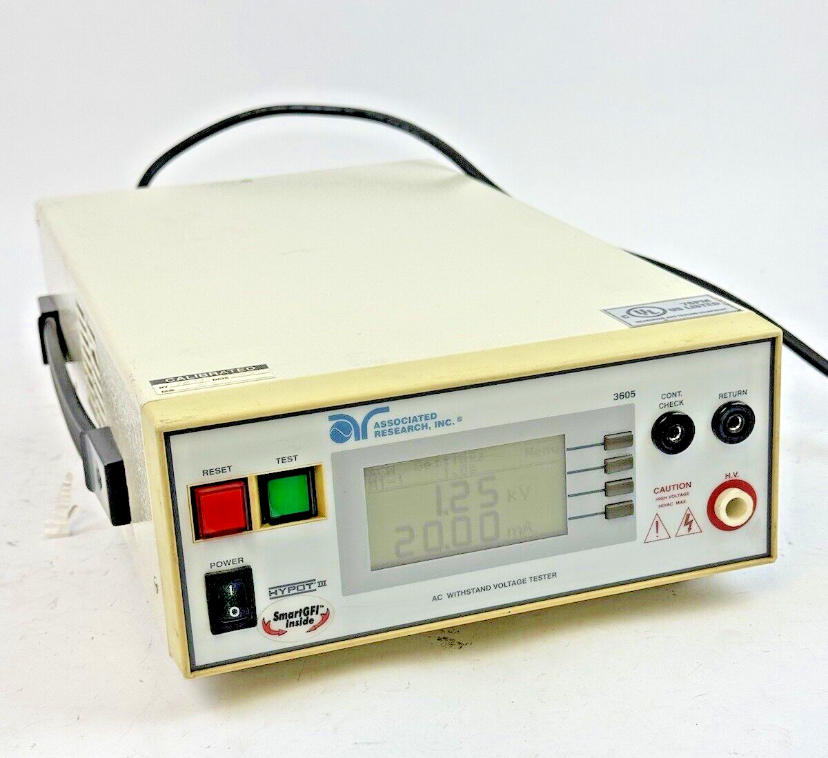ASSOCIATED RESEARCH - 3605 - HYPOT III - AC WITHSTAND VOLTAGE TESTER 5KV