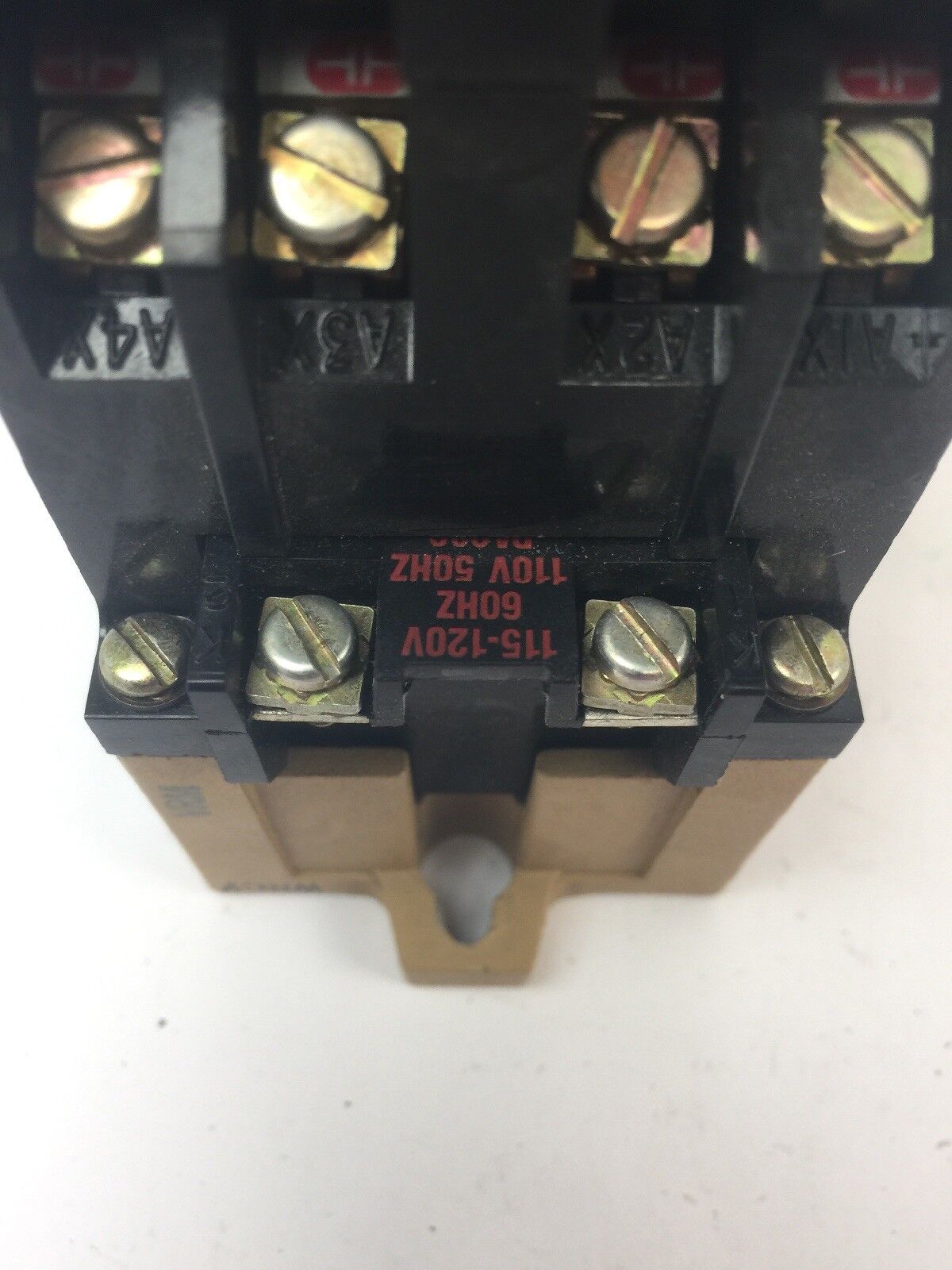 ALLEN BRADLEY 700-PKT400A1 AC RELAY WITH PNEUMATIC TIME DELAY UNIT COIL 115-120V