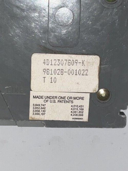 CUTLER HAMMER QBHGF2020 CIRCUIT BREAKER 120/240VAC 2POLE