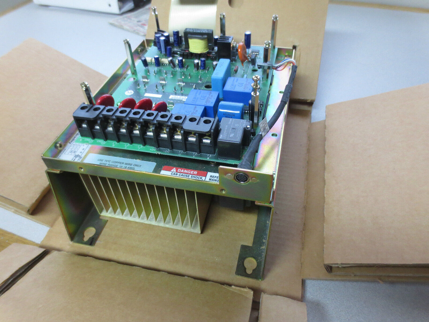 ALLEN-BRADLEY 1336F-BRF50-AN-EN-L6, Ser. B AC DRIVE, 5HP, 460V LESS MOTHERBOARD