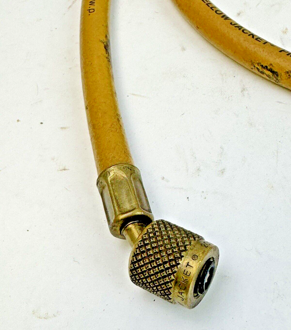 YELLOW JACKET - PLUS II 60" 1/4" CHARGING HOSE - YELLOW - 4000 PSI / 800 PSI
