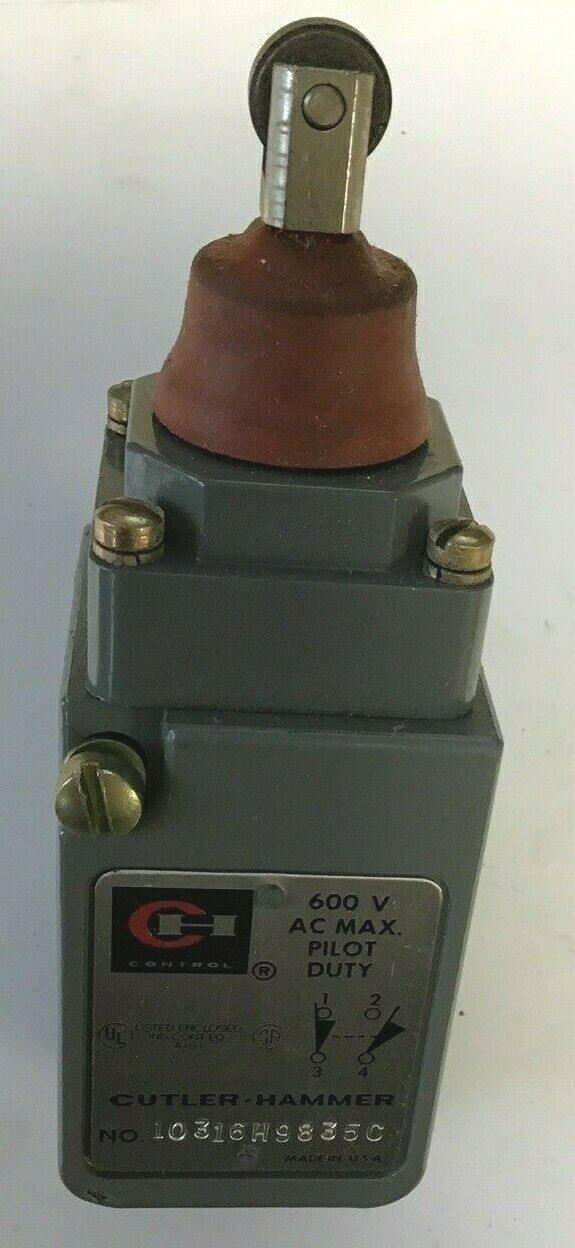 CUTLER HAMMER 10316H9835 LIMIT SWITCH 600VAC