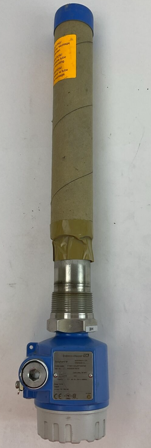 ENDRESS + HAUSER FTM51-DGJ2P1A37AA POINT LEVEL SWITCH 19...250VAC 50/60HZ