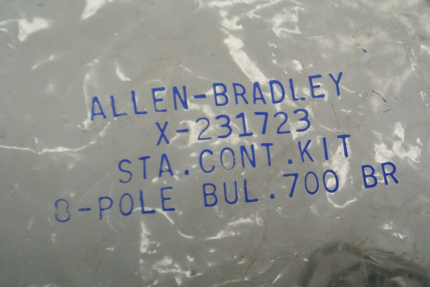 ALLEN-BRADLEY X-231723 STATIONARY CONTACT KIT / 8 POLE / NEW SURPLUS BUL. 700 BR