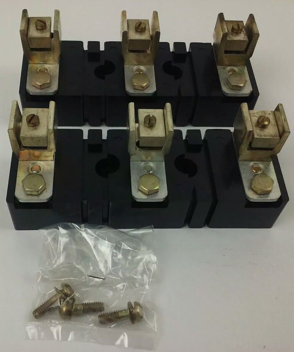 ALLEN BRADLEY 1491-N333 FUSE BLOCK,61-100A, 250- 600V, 3P, W/ X-410710, X-400656
