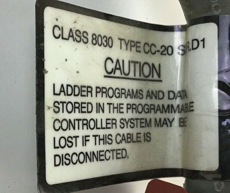 SQUARE D 8030 CC-20 D1 POWER SUPPLY CORD/CABLE