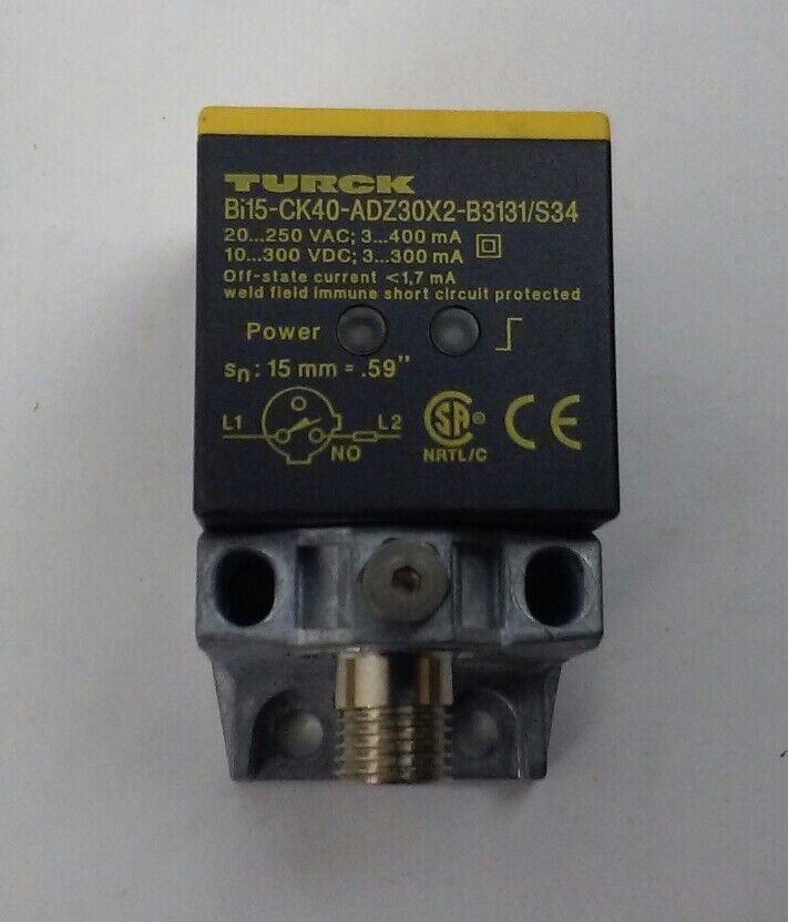 Turck Bi15-CK40-ADZ30X2-B3131/S34 Proximity Sensor (NEW SURPLUS)