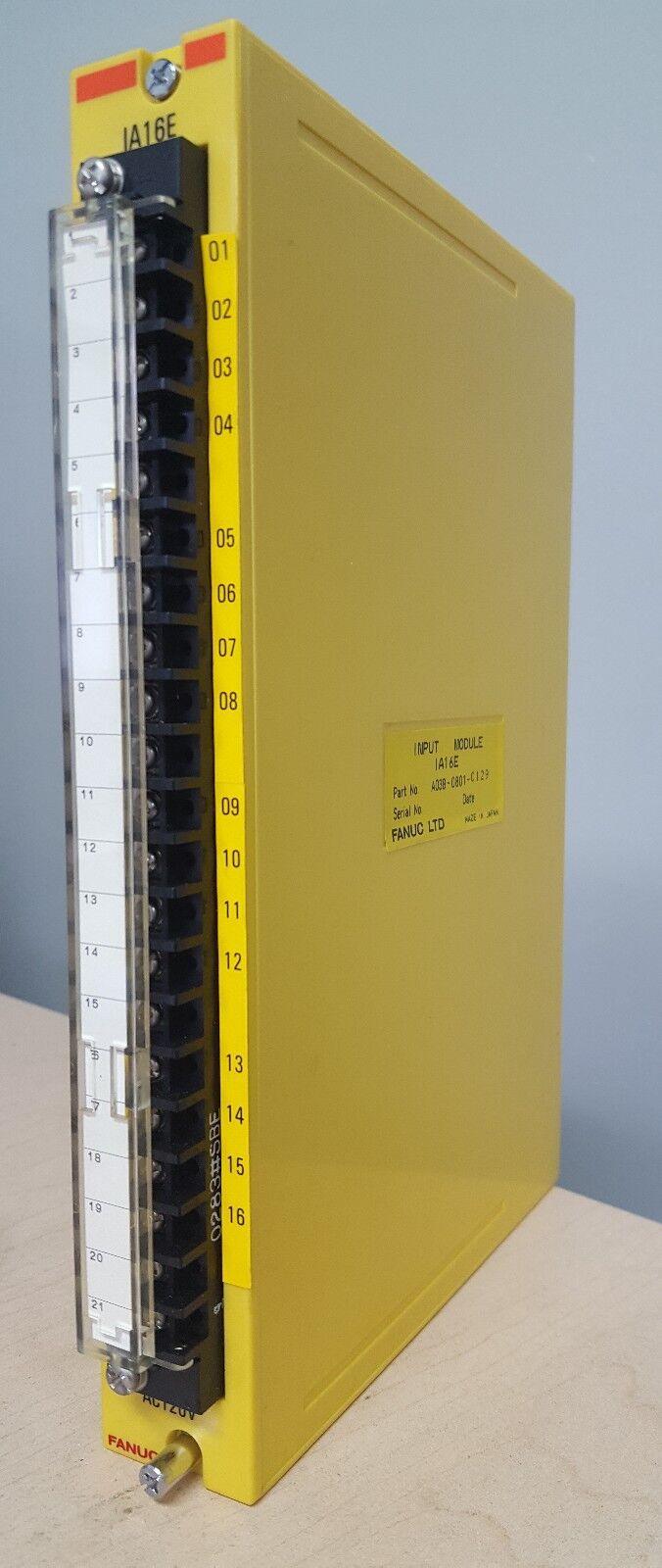 FANUC A03B-0801-C129 IA16E INPUT MODULE