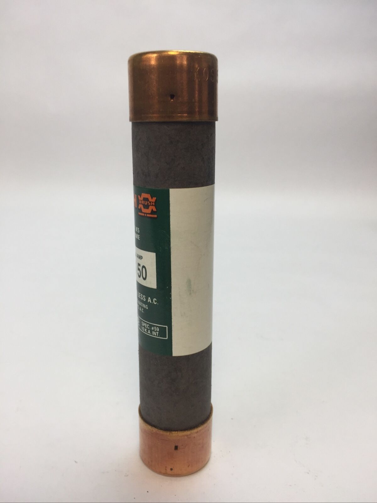 BRUSH KOS50 CLASS K5 ONE TIME FUSE 50AMP 600VAC (LOT OF 14)