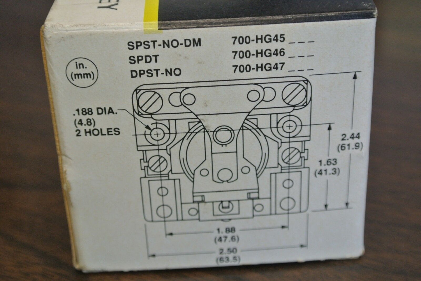 ALLEN-BRADLEY 700-HG26A24 CONTROL RELAY / SPDT / 30A / 24VAC / NEW SURPLUS