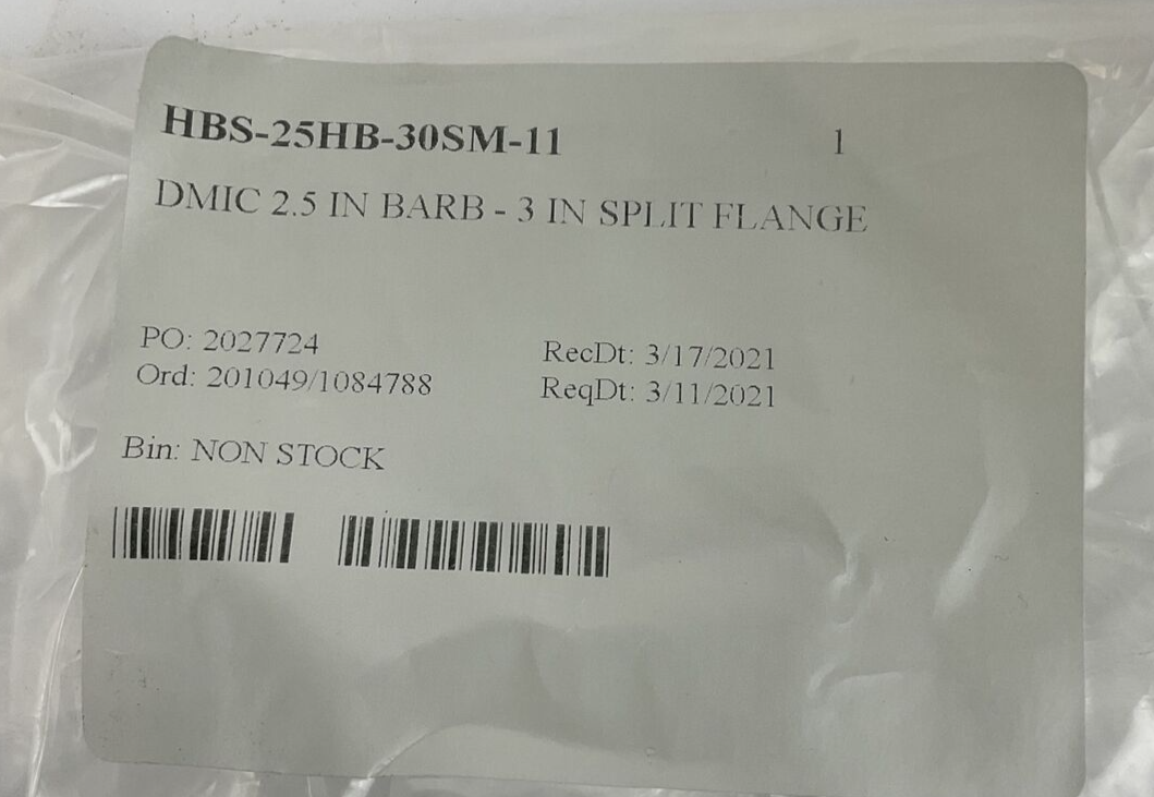DMIC HBS-25B-30SM-11 HYDRAULICS EQUIPMENT FITTING