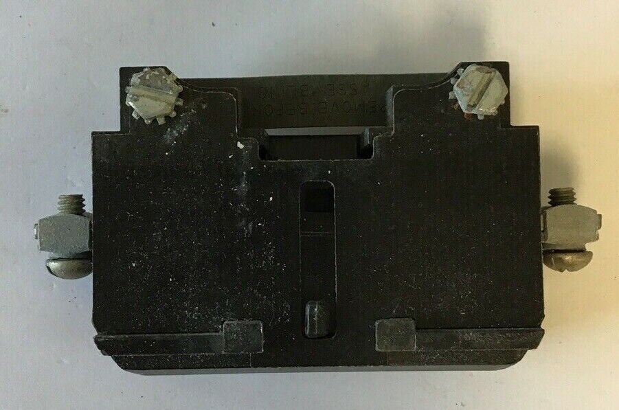 CUTLER HAMMER 10933H1A AUXILIARY CONTACT N.O. SIZE0-1***LOTOF2***