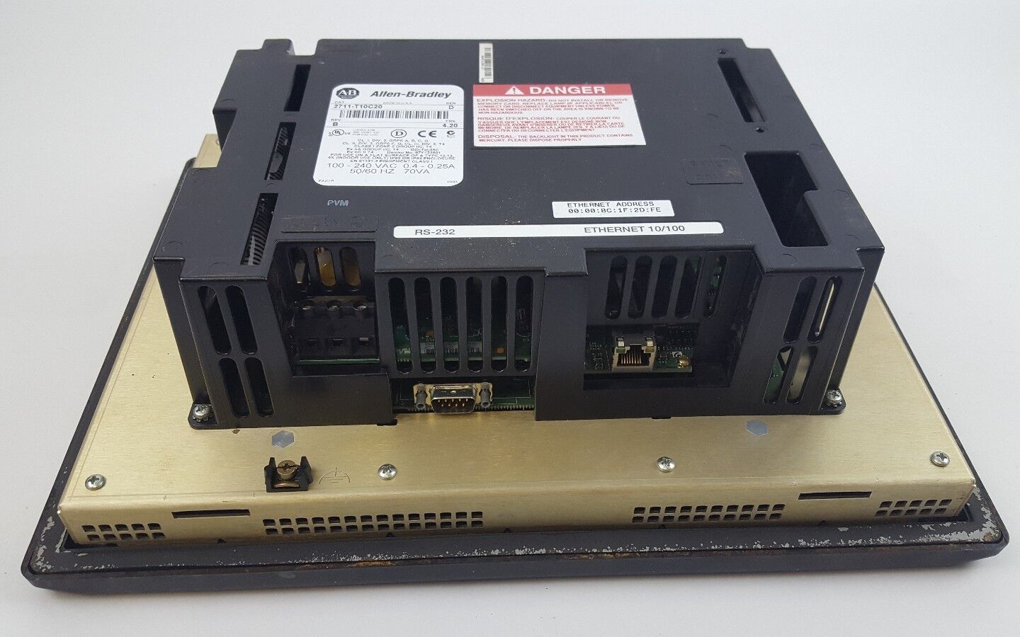ALLEN BRADLEY PANELVIEW 1000 AB touch screen 2711-T10C20