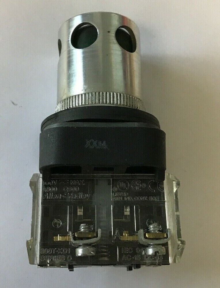 ALLEN BRADLEY 800T-QAH24GD1 , SERIES T, PUSH BUTTON GREEN, 24 VDC/AC