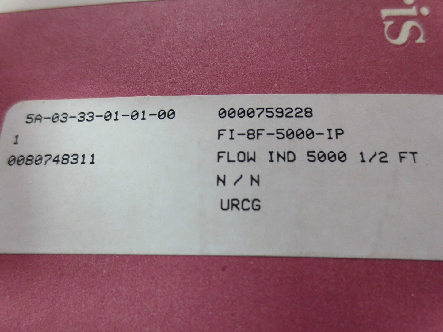 ENTEGRIS ACCU-TEK FI-8F-5000-IP FLOW INDICATOR 5000 1/2 FT - NEW SURPLUS
