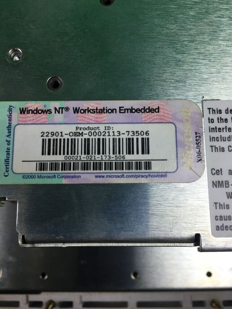 XYCOM 3535-E3L2040035CIF MODEL 3535-KPM OPERATOR PANEL