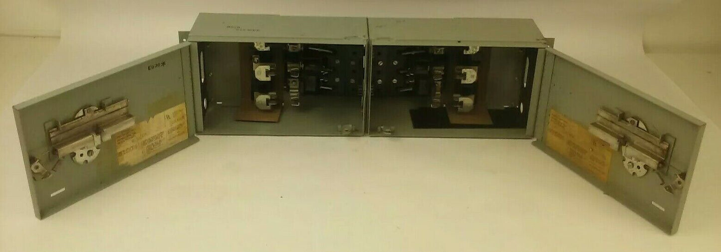 GE TYPE QMR QMR321L QMR321R TWIN FUSIBLE INTERRUPTER SWITCH 30A 240V W/HARDWARE