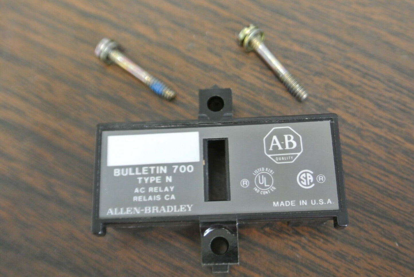 ALLEN-BRADLEY X-310653 FRONT COVER ASSEMBLY for BUL. 700 AC RELAY / NEW SURPLUS