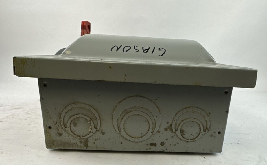 SIEMENS HF363 TYPE VB II FUSIBLE HD SAFETY SWITCH 600V 100AMP NEMA TYPE 1 INDOOR