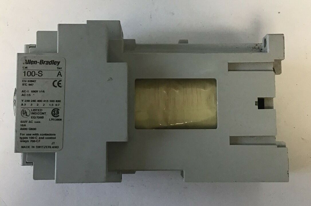 ALLEN BRADLEY 100-C23Z*200/ 100-C23DJ200 CONTACTOR W/ 100-S ***LOTOF2***