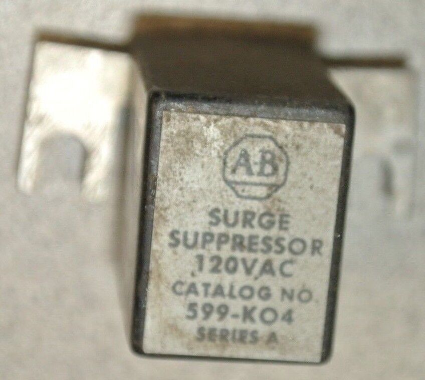LOT of 10 / ALLEN-BRADLEY 599-K04 / SURGE SUPPRESSOR / 120VAC / SIZE 0, 1, 2