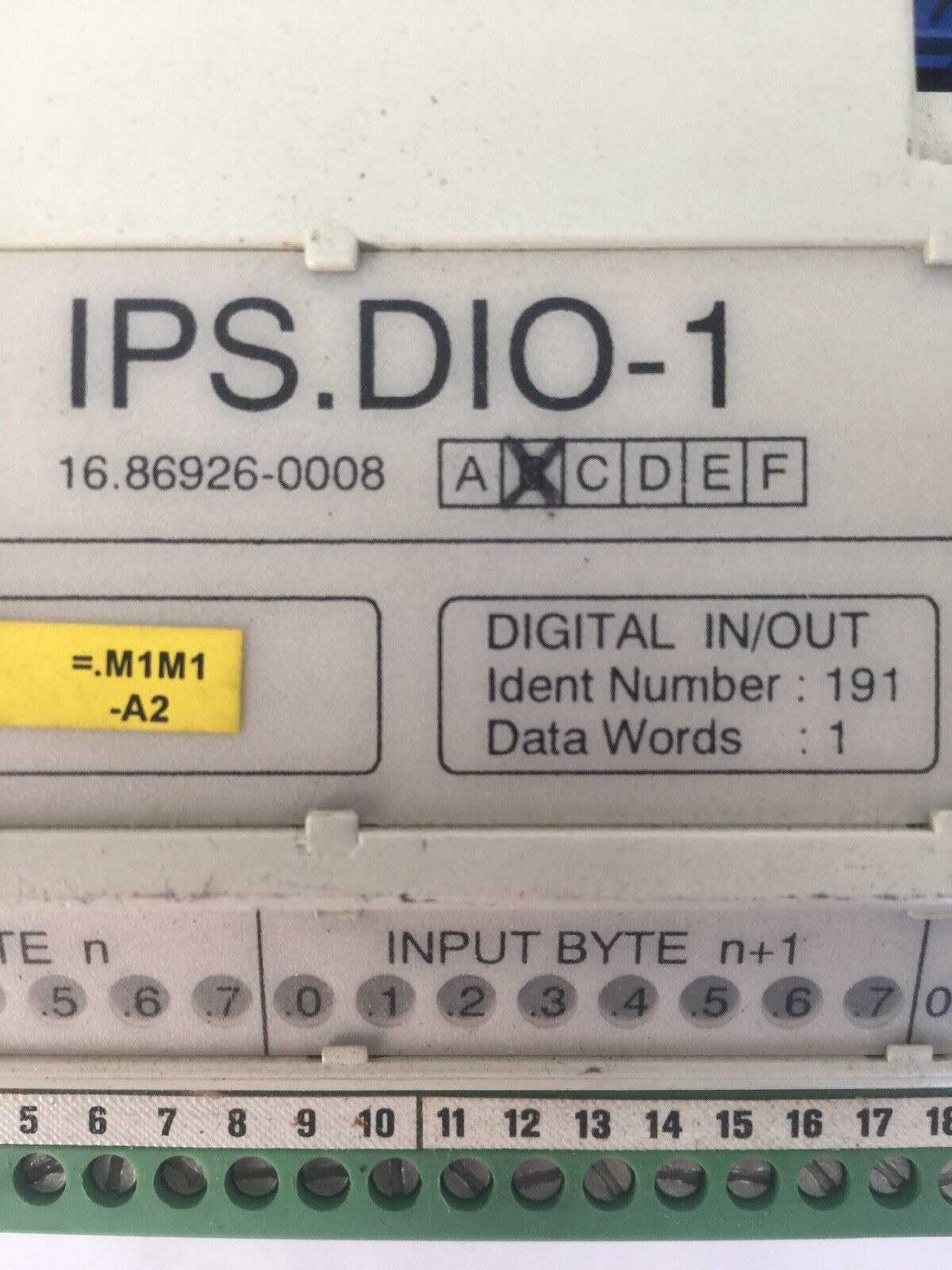 MAN ROLAND IPS.DIO-1 DIGITAL INPUT/OUTPUT MODULE