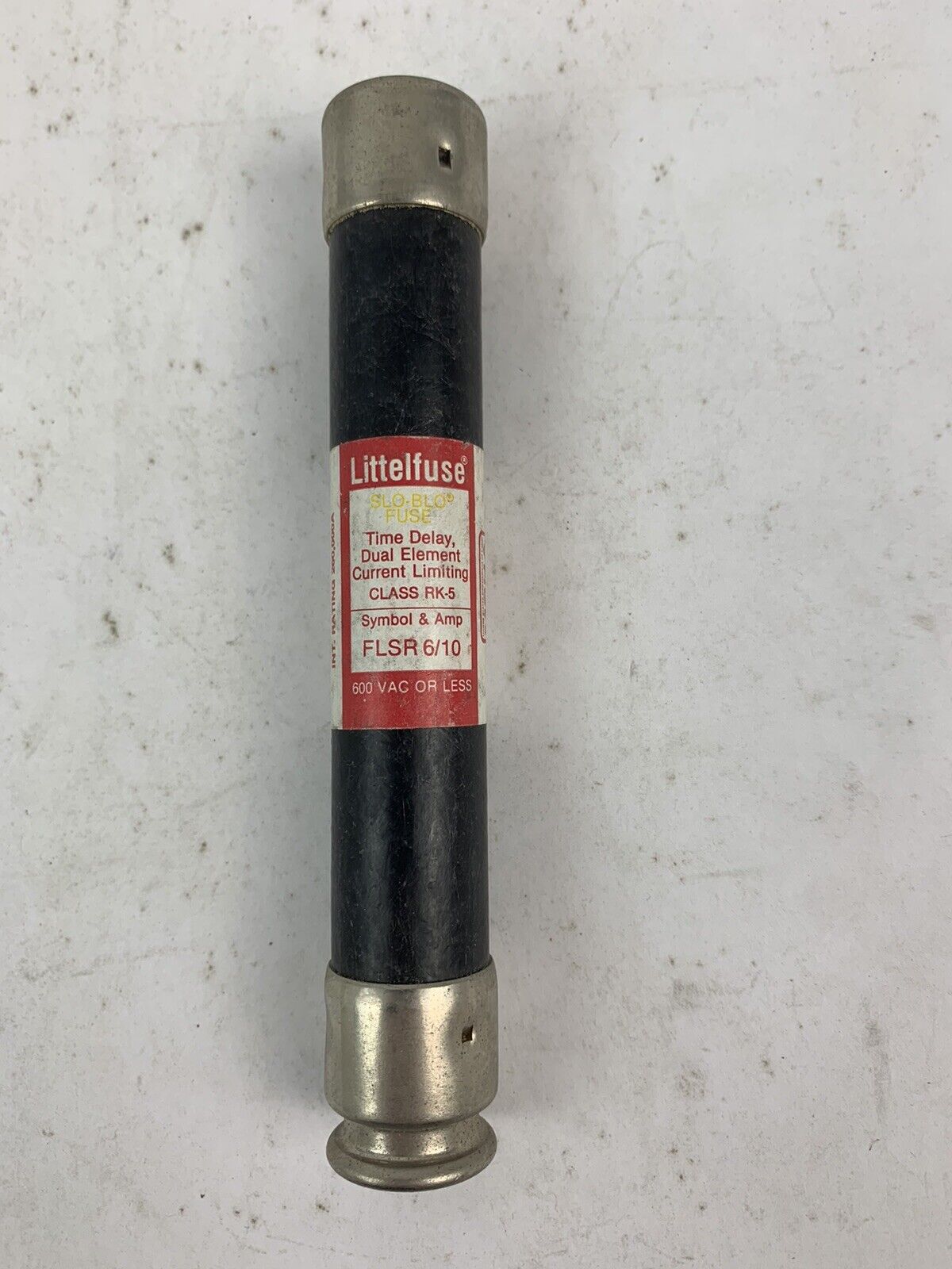 Littlelfuse Slo-Blo Time-Delay Dual Element FLSR6/10 6/10A 600V Fuse "Lot of 10"