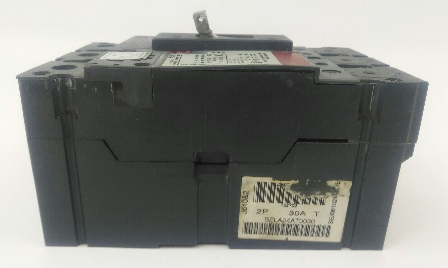 GE SELA24AT0030 2P, 30A, 480V,CIRCUIT BREAKER W/ 20A PLUG, USED GOOD CONDITION