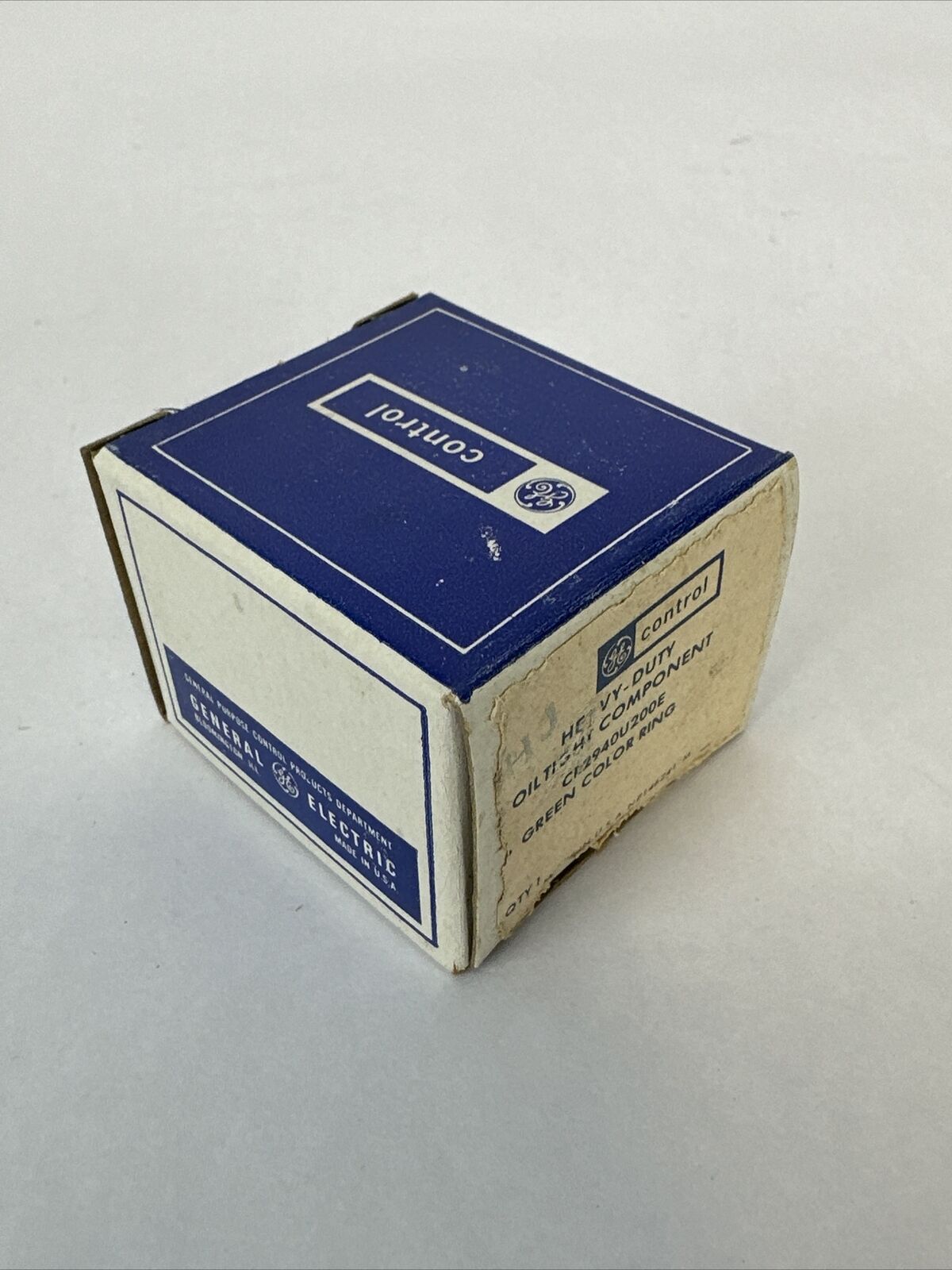 GE CR2940U200E GREEN COLOR RING HEAVY-DUTY OILTIGHT COMPNONENT (LOT OF 5)