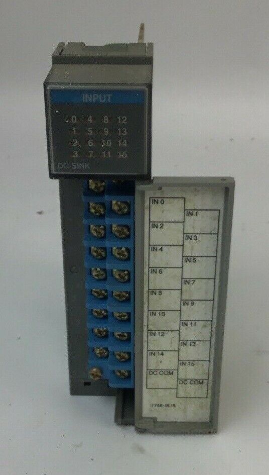 ALLEN BRADLEY 1746-IB16 SLC500 SER.C INPUT MODULE 30VDC ***LOTOF3***