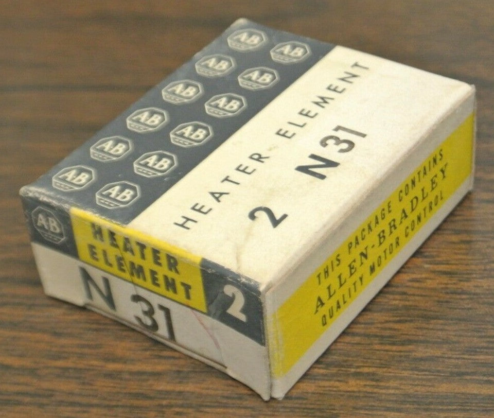 BOX of 2 / ALLEN-BRADLEY N31 THERMAL OVERLOAD HEATER ELEMENT / NEW SURPLUS