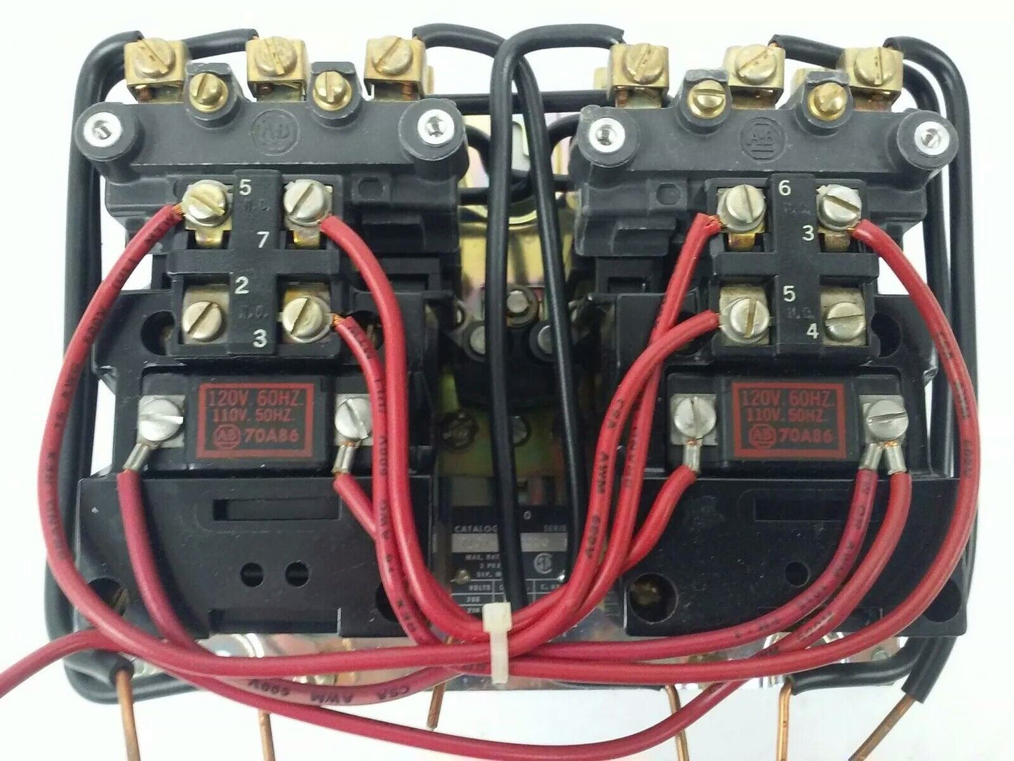 ALLEN BRADLEY 715X-AOD3000 TWO SPEED STARTER SIZE 0 PHASE 3 120V 60HZ SERIES L