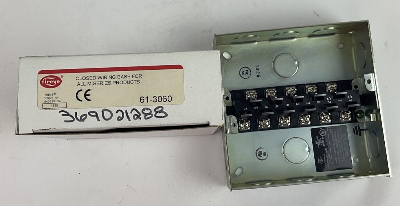 FIREYE 61-3060 CLOSED WIRING BASE M SERIES