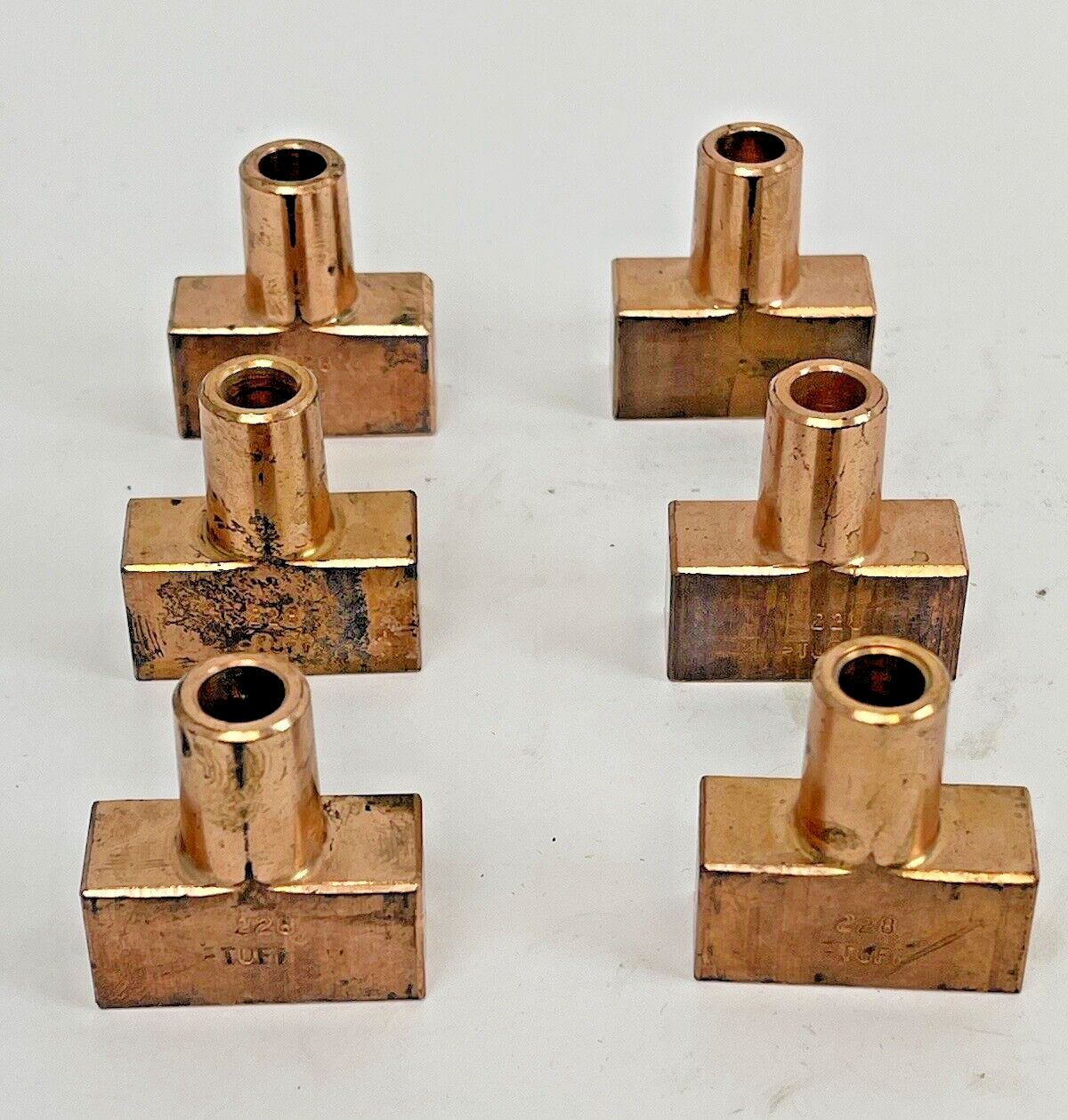 TUFFALOY 228 *LOT OF 6* BACKUP TIP 5RW - STANDARD ELECTRODE - RESISTANCE WELDING