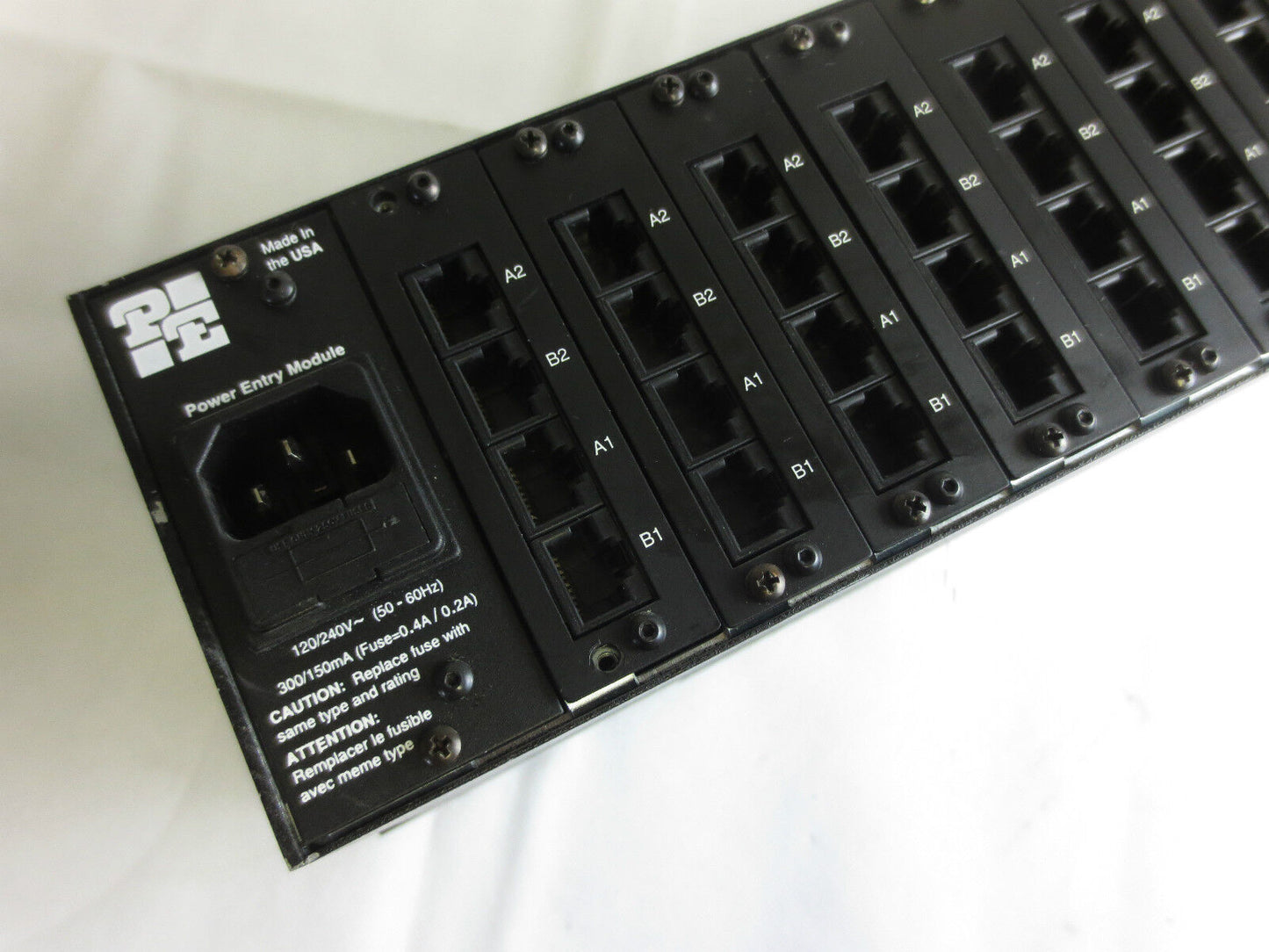 PATTON 1000RPSM / 1000R16P RACK POWER SUPPLY MODULE w/ 2085RC's
