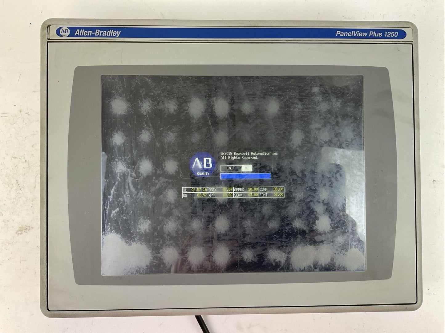 ALLEN BRADLEY 2711P-T12C4D8 SER A PANELVIEW PLUS 2711P-RDT12C 2711P-RP8D 24VDC