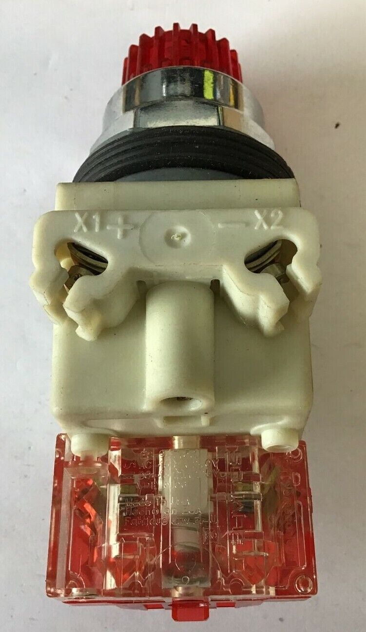 SQUARE D 9001K2L35LRRH6 PUSH BUTTON RED CAP
