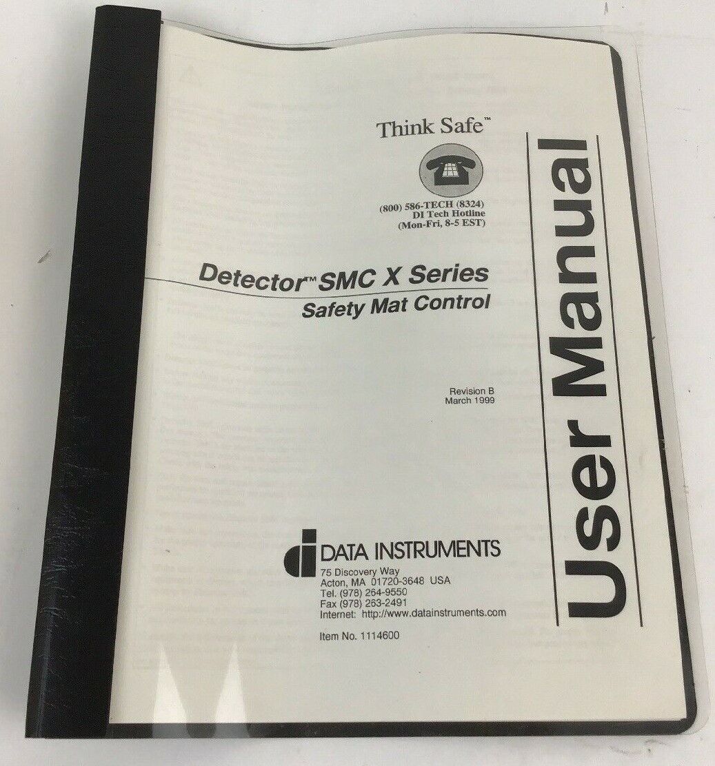 DATA INSTRUMENTS/HONEYWELL 3SMC-BXQD4H-1 DETECTOR SAFETY MAT CONTROL